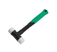 Rubber Hammer for Tiling and Floor Leveling, 32MM 35MM 38MM Sizes, Non-Elastic High Carbon Steel Head with Nylon Construction, Suitable for Installation, Home Decoration, and Demolition (32mm)