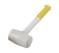 Rubber Hammer, Tile Plastic Glue Installation HammersDiameter with Non-Slip Handle Camping Mallet(60mm Diameter)(70mm Diameter)