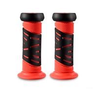 Rubber Handle Grips For Child Bicycles Scooters And Tricycles Non-Slip Waterproof Easy Install Fits 22.2mm Diameter Multiple Colors Comfortable Soft Handles For Kids Riding(red)
