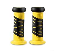 Rubber Handle Grips for Youth Bicycles Compatible with Scooter and Tricycle Handlebars 22.2 mm Diameter (yellow)