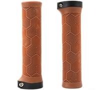 Rubber Handlebar Grips for 22.2mm Mountain & Folding | Shock-absorbing silicone, non-slip wing texture, ergonomic fit for wet rides, lightweight 100g pair