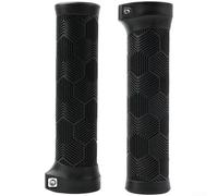 Rubber Handlebar Grips for 22.2mm Mountain & Folding | Shock-absorbing silicone, non-slip wing texture, ergonomic fit for wet rides, lightweight 100g pair