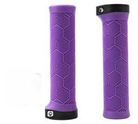 Rubber Handlebar Grips for 22.2mm Mountain & Folding | Shock-absorbing silicone, non-slip wing texture, ergonomic fit for wet rides, lightweight 100g pair