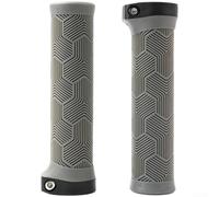 Rubber Handlebar Grips for 22.2mm Mountain & Folding | Shock-absorbing silicone, non-slip wing texture, ergonomic fit for wet rides, lightweight 100g pair