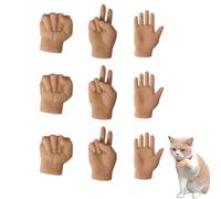 Rubber Hands for Cats, Plastic Hands for Cats, Hands for Cats, Mini Hands for Cats, Tiny Hands for Cats, Tiny Hands for Fingers, Little Hands for Cats, Mini Human Hands for Cats,Small Hands (9*A)