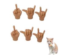 Rubber Hands for Cats, Plastic Hands for Cats, Hands for Cats, Mini Hands for Cats, Tiny Hands for Cats, Tiny Hands for Fingers, Little Hands for Cats, Mini Human Hands for Cats,Small Hands (H*6)