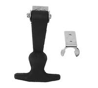 Rubber Hasp Damping Buckle Hardware Fasteners Insulation Heat Air Tightness Black for Toolboxes Lockers Cabinets Ships Refrigerators Equipment Industry
