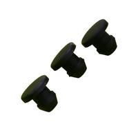 Rubber Hole Caps, Silicone Rubber T-Type Snap-on Hole Plugs Black 4.5-50.6mm 10 pcs(16mm)