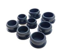 Rubber hole plug, Silicone Rubber Hole Plugs Conical Snap-On T Type Black 2.5-50.6mm Temperature(15MM1PC)