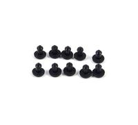 Rubber Hole Stopper Black Silicone Tapered Plug with Flanged Collar, 10 Pack Opening Cover for Panels and Hardware Tapered Hole Plug Silicone Blanking Panel Opening Cover Push in Sealing Masking Pipe