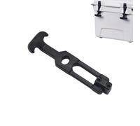 Rubber Hood Latch - Elastic T Handle, Cooler Door Catch | Multi Purpose Safety Locks with Brackets, Heavy Duty Draw Latches for Toolbox Vehicle Engine
