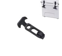 Rubber Hood Latch - Elastic T Handle, Cooler Door Catch | Multi Purpose Safety Locks with Brackets, Heavy Duty Draw Latches for Toolbox Vehicle Engine