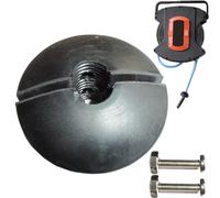 Rubber Hose Bumper, Automatic Retractable Hose Reel Accessories, Adjustable Auto Rewind Stopper, Solid Hose Stop Ball Replacemen, 4-Point Hose Reel Stopper