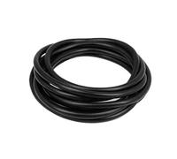 Rubber Hose Elastic Band(Black,5 Meters_ID 10MM X OD 14MM)
