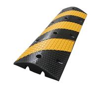 Rubber Hose Protector Ramp,2 Channel Outdoor Cord Protector,Speed Bumps for Road,Load Capacity 3 Tons/6600 Lbs,Suitable for Areas with High Traffic Volume