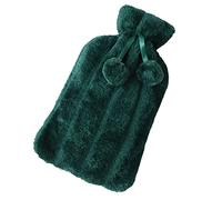 Rubber Hot Water Bag with Soft Plush Cover, 2L Actual Capacity, Easy Water Filling, High Temperature, Slow Heat Dissipation, Not Easy to Leak When Swaying