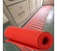 Rubber Insulating Mats for Electrical Safety, High Voltage Protection for Substations, Distribution Rooms, and Power Plants