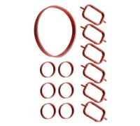 Rubber Intake Inlet Manifold Seal Gasket Repair Kit For E87 E46 E90 E91 E92 E93 E39 E60 M57 11612246949 13547792098 Valve Cover Gasket Seal Set(13Pcs)