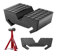 Rubber Jack Pad For Car Axle Jack Stand Heavy Duty Pinch Weld Guard Lifting Frame Rail Saddle Protector (60mm(2.4inch))