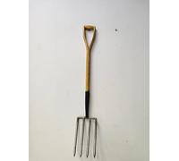 Rubber Johnnies Full Size FAKE GARDEN FORK, GRAPE - 101cm Long, Lightweight, Comes in 2 parts, Realistic, Vintage looking, perfect for Halloween Costumes and your Halloween Party, Con Safe