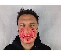Rubber Johnnies Funny HALF Face NAIL FACE Latex MASK Fancy Dress Stag