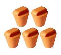 Rubber Kayak Plugs, 5-Piece Scupper Plug Set, Canoe Boat Drain Holes, 4.4x5.4cm, Floating Seal Replacement for River, Lake, Fishing, Coastal, and Water Sports Use Deliver Reliable Sealing Solutions