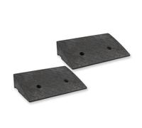 Rubber Kerb Ramps for Wheelie Bins, Wheelchairs, Wheelbarrows, Bikes Pack of 2