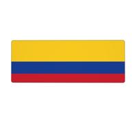 Rubber Keyboard pad 12x31.5in WHJDPP Flag of Colombia Pattern Soft and Thick to Protect The Desktop for Office Computer Study