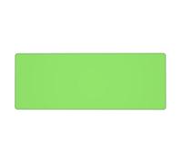 Rubber Keyboard pad 12x31.5in WHJDPP Solid Color Light Green Pattern Soft and Thick to Protect The Desktop for Office Computer Study