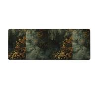 Rubber Keyboard pad 12x31.5in WHJSHOP Clouds Under The Abyss Printed Soft and Thick to Protect The Desktop for Office Computer Study