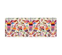 Rubber Keyboard pad 12x31.5in WHJSHOP Colorful Pigeon Prints Soft and Thick to Protect The Desktop for Office Computer Study