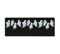 Rubber Keyboard pad 12x31.5in WHJSHOP Ghosts Floating in The air Printed Soft and Thick to Protect The Desktop for Office Computer Study