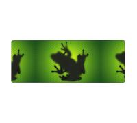 Rubber Keyboard pad 12x31.5in WHJSHOP Green Frog Shadow Prints Soft and Thick to Protect The Desktop for Office Computer Study