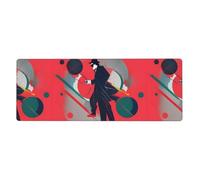 Rubber Keyboard pad 12x31.5in WHJSHOP Physics Print Printed Soft and Thick to Protect The Desktop for Office Computer Study