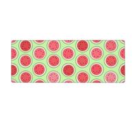 Rubber Keyboard pad 12x31.5in WHJSHOP Watermelon Green Prints Soft and Thick to Protect The Desktop for Office Computer Study