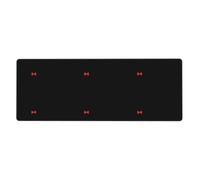 Rubber Keyboard pad 12x31.5in YUGTAEE Black Spider Printing Soft and Thick to Protect The Desktop for Office Computer Study