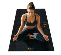 Rubber King All-Purpose Fitness Mats - A Premium Durable Low Odor Exercise Mat with Multipurpose Functionality Indoor/Outdoor (91cm x 122cm x 5mm)