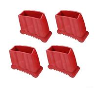 Rubber Ladder Foot Pads for Step Ladders and Furniture Designed for Consistent Friction Common Interior Surfaces (4pcs)