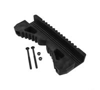 Rubber Ladder for stabilizer ory with 2 Screws, AntiSlip and AntiScratch Pad for Straight Ladders, Utility Poles and Trees, 25x10cm