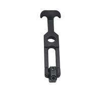 Rubber Latch - Rubber Pull Latch Rubber Latch Black T Handle Rubber Cover Latch - Pull Latch With Bracket, Flexible Cabinet Lock, For Furniture