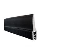 Rubber Leaf Flap Seal Trim with Vertical Centre Fin 34mm x 10mm Price Per Metre