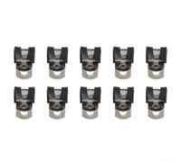 Rubber Lined P Clip 5mm Galvanised Steel Hose Pipe Clamp Cable Mounting Bracket for Automotive Brake Lines Heavy Duty Fixing