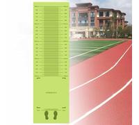 Rubber Long Jump Pad, 350CM*90CM Anti-slip Practice Measuring Mat, High Density TPE, Widen and Thicken, Silent Training Equipment for Yoga, Pilates, Skipping Rope