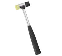 Rubber Mallet, 25/30/35/40/45mm Mini Hammer Double Faced Household Rubber Domestic Nylon Head Mallet Hand Tool for Jewelry/Craft/DIY(45MM)