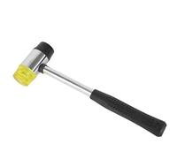 Rubber Mallet, 25mm Double Face Soft Tap Rubber Hammer Multifunctional Glazing Window Beads Hammers Nylon Head Mallet