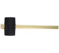 Rubber Mallet 820g from Hultafors I Ø 70mm I Solid Rubber Hammer I Ideal for Floor Layers, Tilers and bodywork I 823054