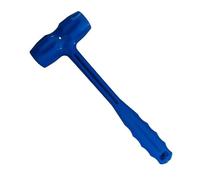 Rubber Mallet, Double-Faced Soft Hammer Mallet Rubber for Home Flooring Decoration Installation Hand Tool Jewelry Craft Work(Blue)