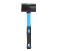 Rubber Mallet Double Side Hammer Rubber Soft and Hardness Blue Black Installing Tool for Slabs, Bricklaying
