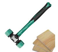 Rubber Mallet - Double-Sided Soft Hammer, Ergonomic Handle, Robust, Non-Damaging Tool, Durable, Reliable Large Rubber Hammer for Flooring, Dorm, Bed, Furniture Assembly