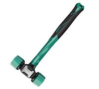 Rubber Mallet Hammer - 29x9x2.8cm No Recoil TPU Cast Iron Head, Ergonomic Non-slip PP Handle, Protection Mallets for Woodworking